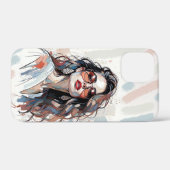 AMITA | Soft Pastel Art Woman Phone Cases (Achterkant (horizontaal))