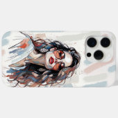 AMITA | Soft Pastel Art Woman Phone Cases (Achterkant (horizontaal))