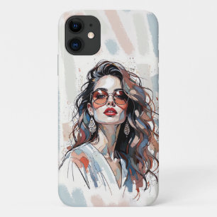 AMITA Zachte Pastel Kunst Vrouw Hoesjes