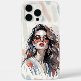 AMITA | Zachte Pastel Kunst Vrouw Telefoonhoesjes iPhone 16 Pro Max Hoesje
