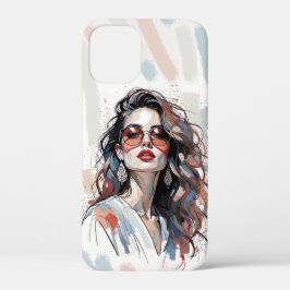 AMITA | Zachte Pastel Kunst Vrouw Telefoonhoesjes Case-Mate iPhone Case