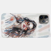 AMITA | Zachte Pastel Kunst Vrouw Telefoonhoesjes Case-Mate iPhone Case (Achterkant (horizontaal))