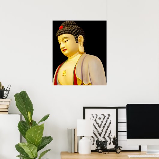Amitabha Boeddha 03 Poster (Thuiskantoor)