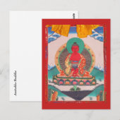 Amitabha Boeddha Briefkaart (Voorkant / Achterkant)