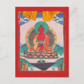 Amitabha Boeddha Briefkaart (Voorkant)