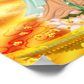 Amitabha Boeddha en Bodhisattva Poster (Hoek)