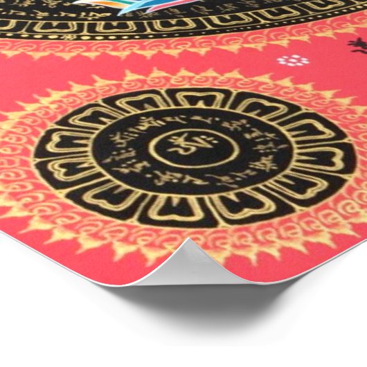 Amitabha Buddha Thangka Poster (Hoek)