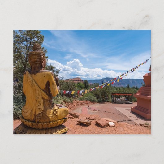Amitabha Stupa en Vredespark Briefkaart (Voorkant)