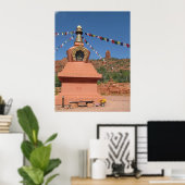 Amitabha Stupa Sedona Poster (Thuiskantoor)