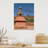 Amitabha Stupa Sedona Poster (Keuken)