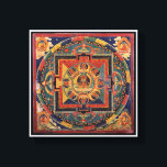 Amitayus mandala, 19e-eeuwse Tibetaanse school Canvas Afdruk<br><div class="desc">Amitayus mandala,  19e-eeuwse Tibetaanse school. http://commons.wikimedia.org/wiki/File:Amitayus_Mandala.jpeg</div>