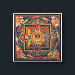 Amitayus mandala, 19e-eeuwse Tibetaanse school Canvas Afdruk<br><div class="desc">Amitayus mandala, 19e-eeuwse Tibetaanse school. http://commons.wikimedia.org/wiki/File:Amitayus_Mandala.jpeg</div>