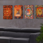 Amitayus Mandala Canvas Afdruk<br><div class="desc">#Tibetan #Painting van de #Buddhist #Amitayus #Mandala 👉 Meer items met dit ontwerp: www.zazzle.com/aura2000/amitayus 👉 Meer items met Tibetaanse thangkas: www.zazzle.com/aura2000/thangka</div>