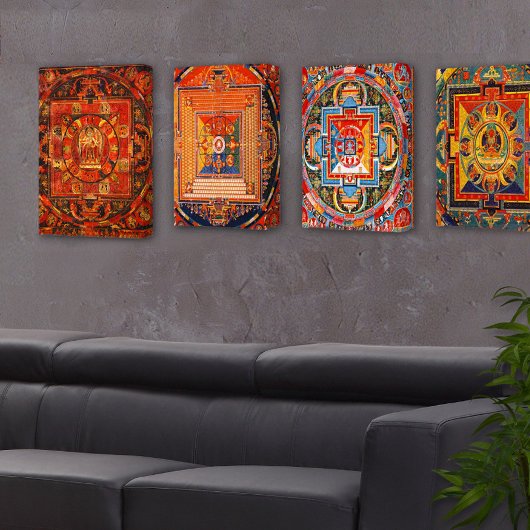 Amitayus Mandala Canvas Afdruk