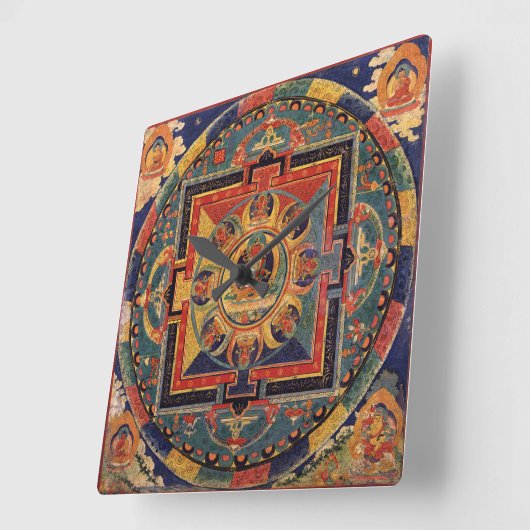 Amitayus Mandala Wandklok (Hoek)