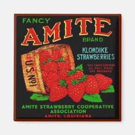 Amite Klondike aardbeien Magneet