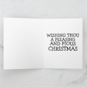 AMITISCHE GRAPPIGE KERSTKAART KAART (Binnen)