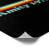 Amity 1975 Retro Sailboat And Sunset Design Idea Poster (Hoek)