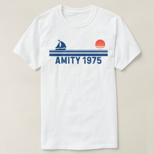 Amity 1975 Retro T-shirt (Design voorkant)