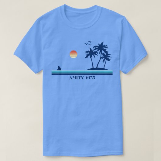 Amity Island 1975 Pet T-shirt (Design voorkant)