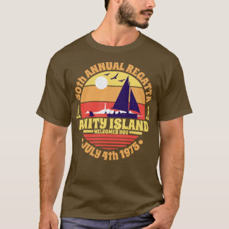 Amity Island 50ste jaarlijkse regatta juli 4 1975 T-shirt