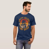 Amity Island Surf Shop 1974 T-shirt (Voorkant volledig)