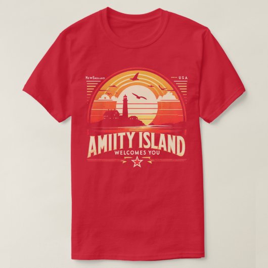 Amity Island T-shirt (Design voorkant)