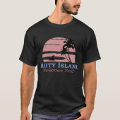 Amity Island verwelkomt je Jaws Retro-film jaren ' T-shirt (Voorkant)
