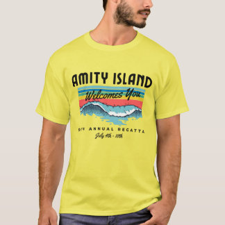 Amity Island verwelkomt u - Jaws Movie T-Shirt