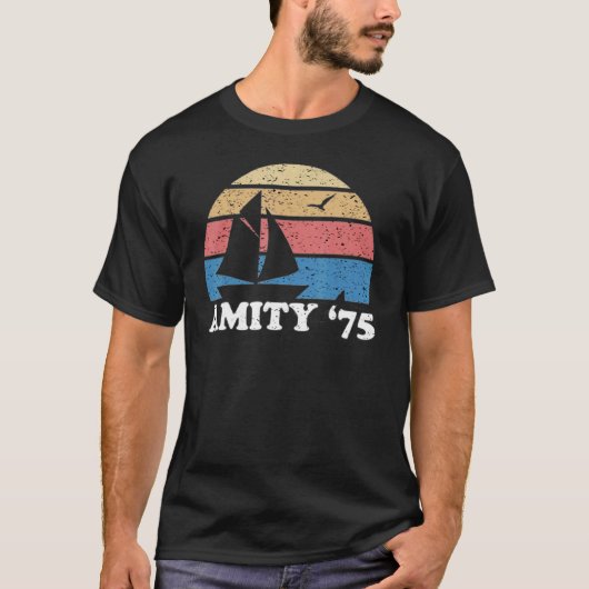 Amity - The Summer of Great White Shark - Jaws Cla T-shirt (Voorkant)