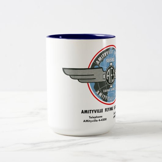 Amityville Flying Service 15-ozCoffee Mok (Center)