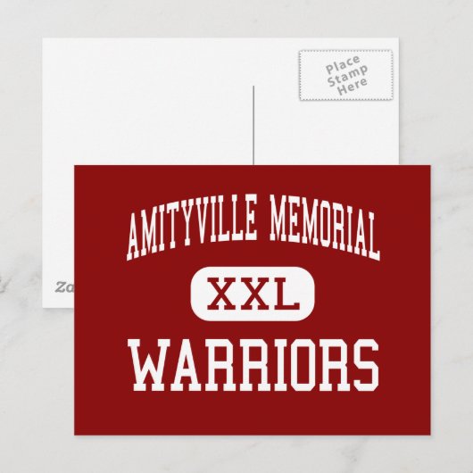 Amityville Memorial - Strijders - Hoog - Amityvill Briefkaart (Voorkant / Achterkant)