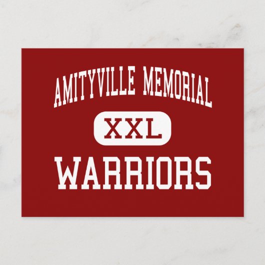 Amityville Memorial - Strijders - Hoog - Amityvill Briefkaart (Voorkant)