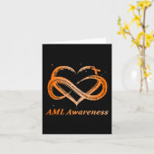 AML Warrior I'm Fine Acute Myeloid Leukemia Awaren Kaart (Gele Bloem)