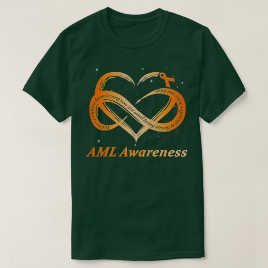 AML Warrior I'm Fine Acute Myeloid Leukemia Awaren T-shirt (Design voorkant)