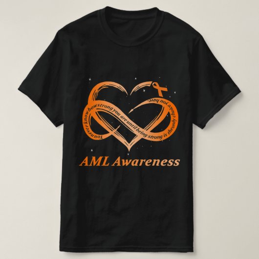 AML Warrior I'm Fine Acute Myeloid Leukemia Awaren T-shirt (Design voorkant)