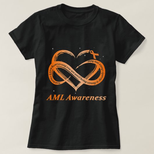AML Warrior I'm Fine Acute Myeloid Leukemia Awaren T-shirt (Design voorkant)