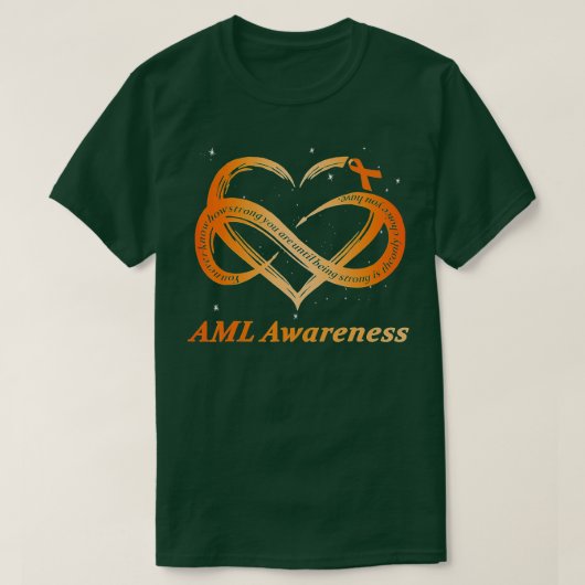 AML Warrior Im Fine Acute Myeloïde Leukemie Awaren T-shirt (Design voorkant)