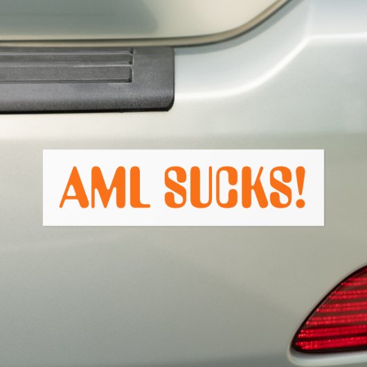 aml zuigt de bumpersticker op (Op auto)