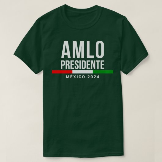AMLO Elecciones Mexico 2024 AMLO Presidente Gift L T-shirt (Design voorkant)