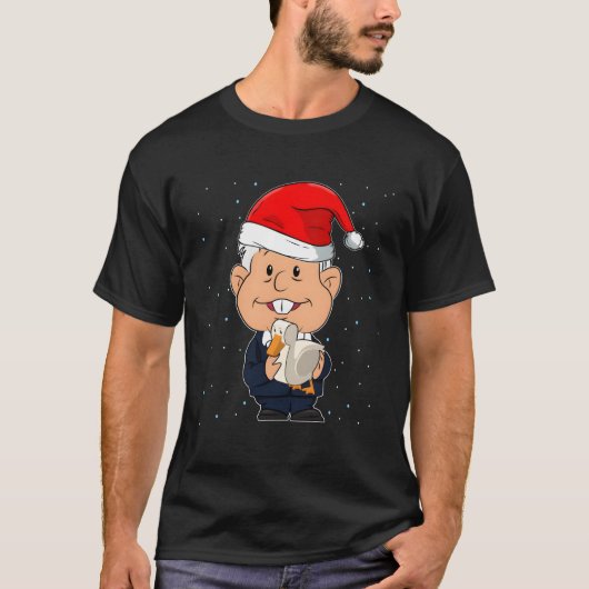 Amlo Feliz Navidad Lopez Obrador Mexicaans Preside T-shirt (Voorkant)