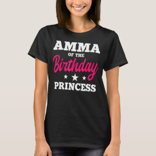 Amma van de Birthday Princess Party Bday Celebrati T-shirt