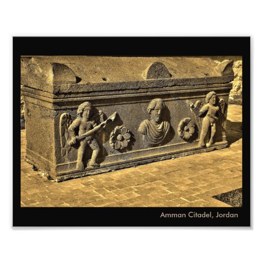 Amman Citadel Coffin Foto Afdruk (Voorkant)