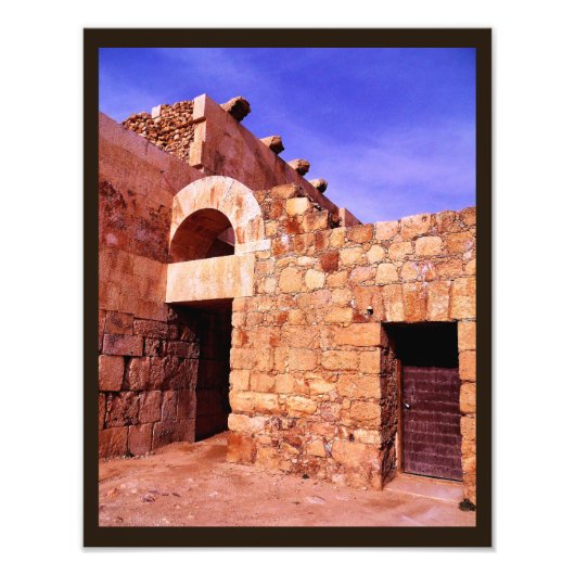 Amman Citadel Foto Afdruk (Voorkant)