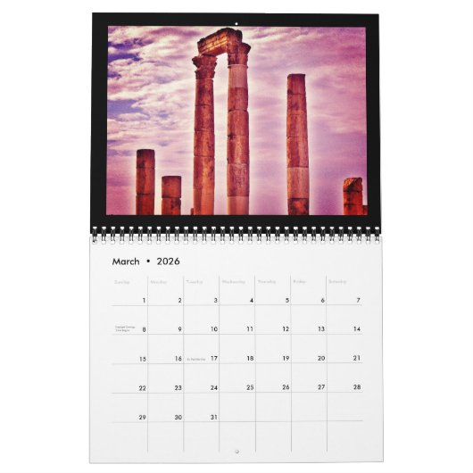 Amman Citadel, Jordanië Kalender (Mar 2026)