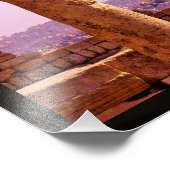 Amman Citadel Ruins Foto Afdruk (Hoek)