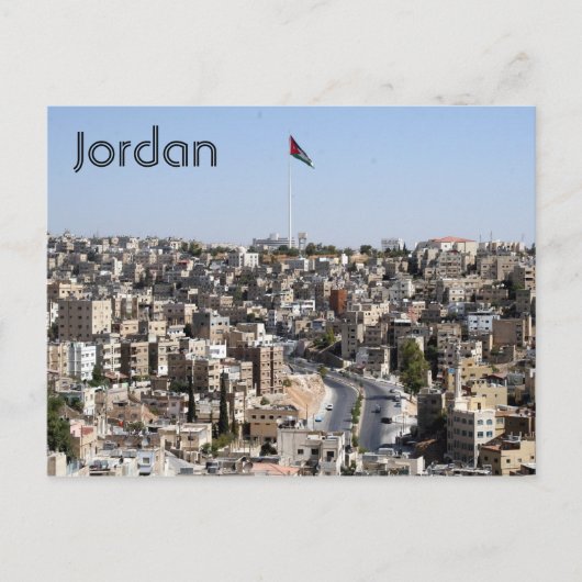 amman city jordan briefkaart (Voorkant)