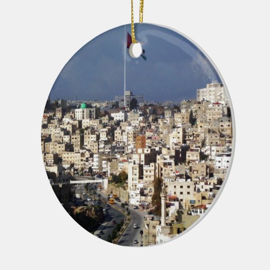 Amman Jordan Keramisch Ornament (Links)