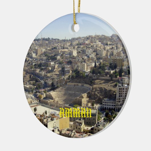 Amman Jordan Schilderachtig Ornament (Links)