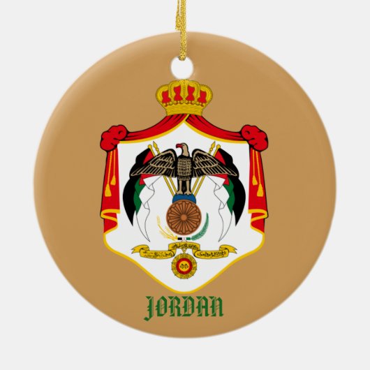 Amman Jordan Schilderachtig Ornament (Achterkant)